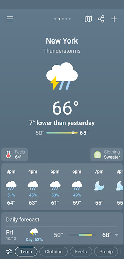 Weather & Clima - Weather Sky screenshot 13