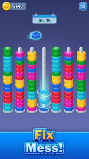 Nuts Factory: Nut Sort Puzzle screenshot 1