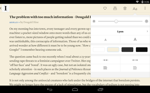 Instapaper screenshot 10