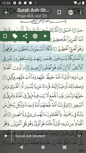 Quran for Android screenshot 6