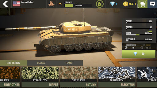 War Machines：Tanks Battle Game screenshot 7
