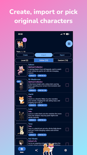 Shimeji: Screen Buddies screenshot 3