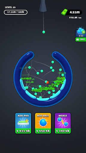 Balls Bounce - Merge & Bounce screenshot 2