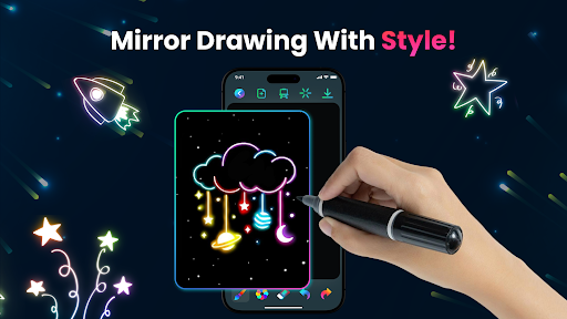 Magic Doodle: Glow Art Drawing screenshot 9