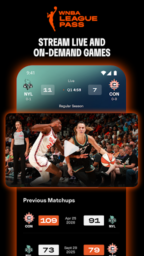 WNBA - Live Games & Scores screenshot 11