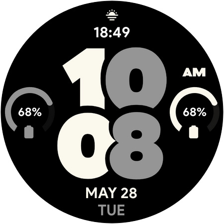 Pixel Pro 2 - Watch face screenshot 6