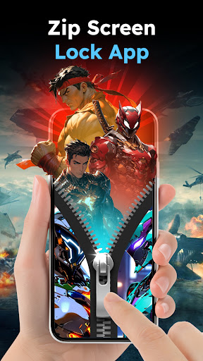 Zipper Lock Wallpapers Screen screenshot 10