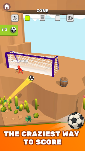 Crazy Kick! Fun Football game screenshot 1