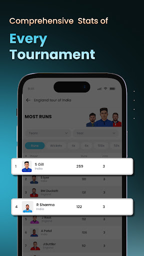 Cricket LineX: Fast Live score screenshot 1