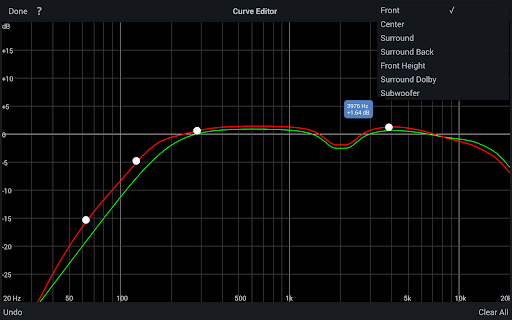 Audyssey MultEQ Editor app screenshot 10