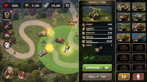 WWII Defense: RTS Army TD game screenshot 16
