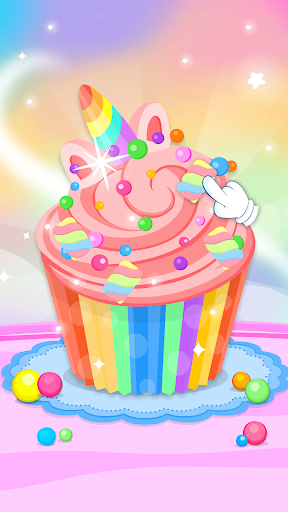 Unicorn Cake Cooking Games 2-6 screenshot 1