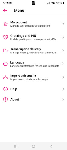Visual Voicemail screenshot 5