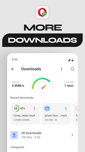 Opera Mini: Fast Web Browser screenshot 1
