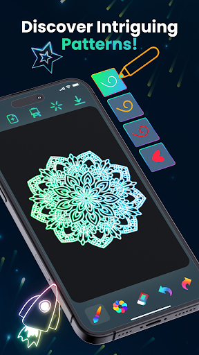 Magic Doodle: Glow Art Drawing screenshot 1