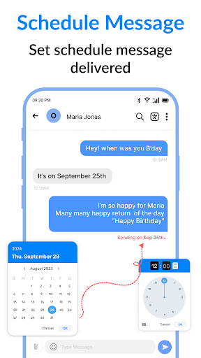 Messages : SMS & Private Chat screenshot 8