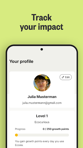 Ecosia: Search to plant trees screenshot 1