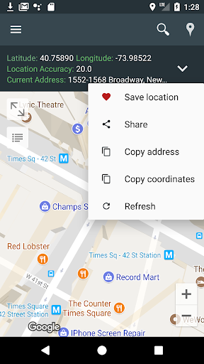 My Location - Track GPS & Maps screenshot 1