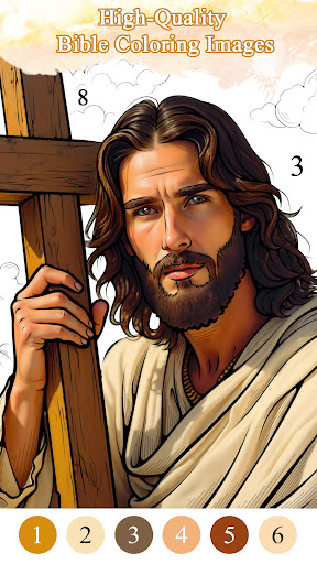 Bible Color Paint By Number screenshot 10