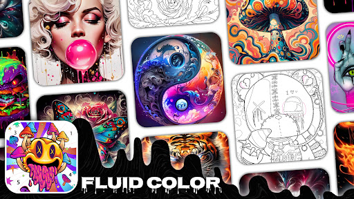 Fluid Art:Color By Number screenshot 23