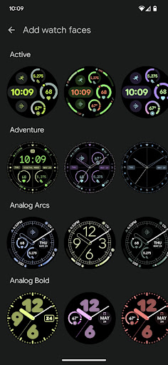 Google Pixel Watch screenshot 1