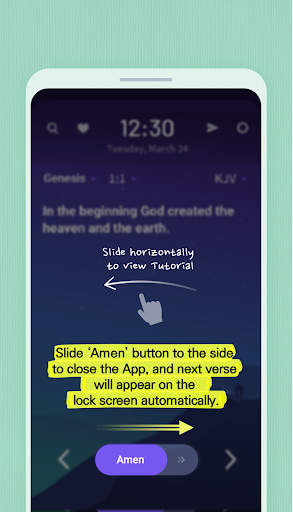 BitBible ENG -Lockscreen+Alarm screenshot 2