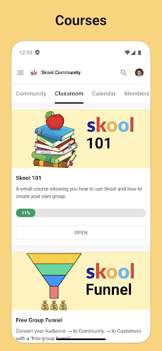 Skool screenshot 1