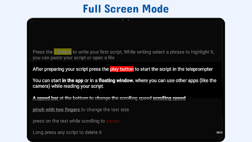 Nano Teleprompter screenshot 4