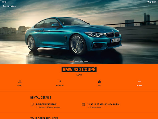 SIXT rent. share. ride. plus. screenshot 3