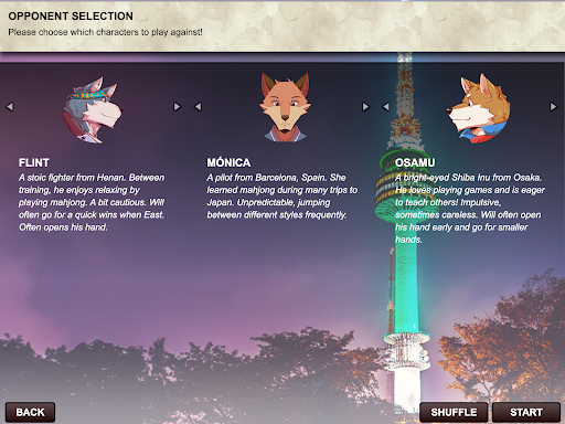 Kemono Mahjong screenshot 1