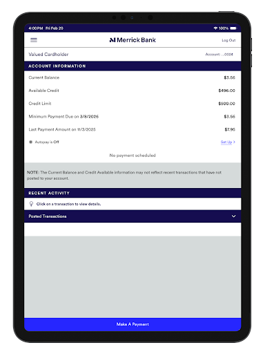 Merrick Bank Mobile screenshot 6