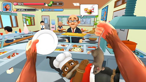 Monkey Student: School Prank screenshot 2