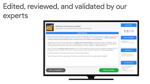 Apps for Chromecast & TV screenshot 1