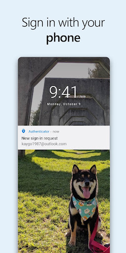 Microsoft Authenticator screenshot 1