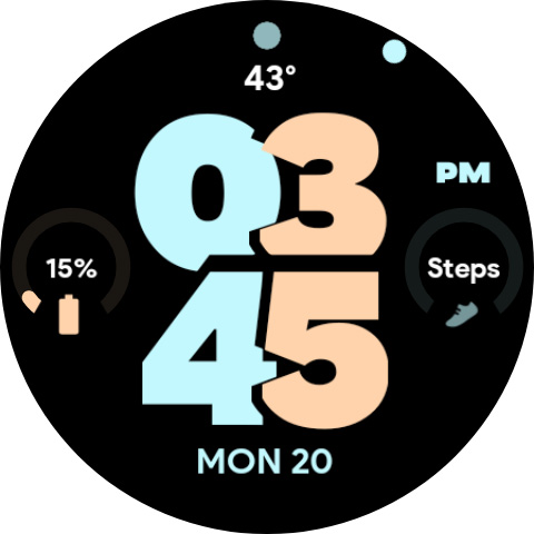 Pixel Pro 2 - Watch face screenshot 4