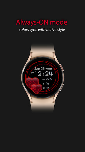 Sweet Hearts Watch Face screenshot 5