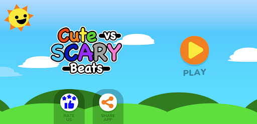 Sprunki Cute vs Scary Beats screenshot 1