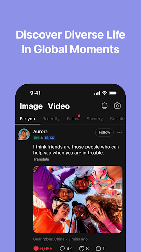 Talkin: Global Friends & Chat screenshot 1