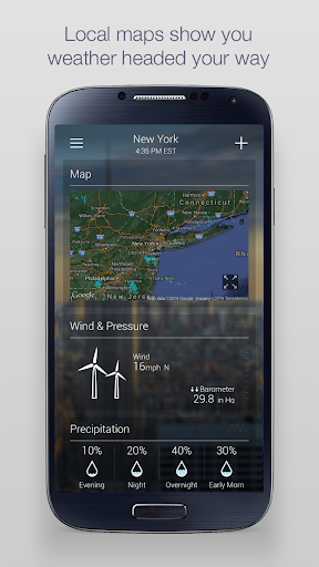 Yahoo Weather: Forecast & Maps screenshot 1