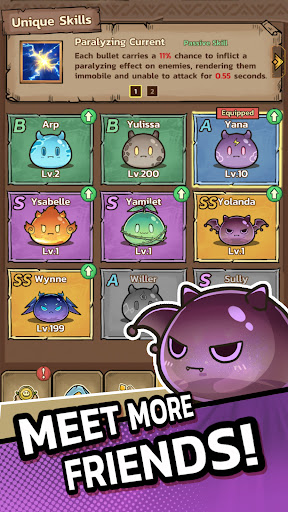 Slime Castle — Idle TD Game screenshot 1