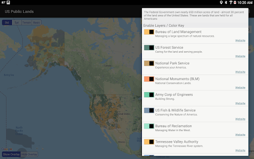 US Public Lands screenshot 1