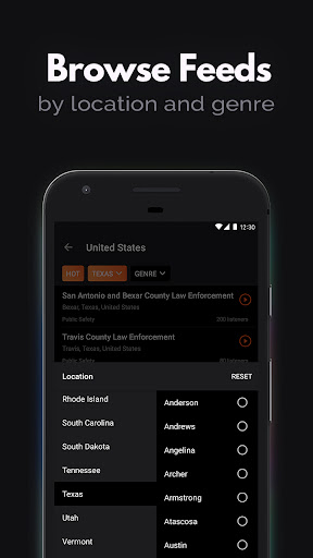 Police Scanner - Live Radio screenshot 1