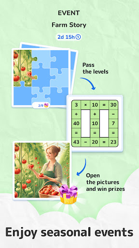 Math Crossword — Number puzzle screenshot 1
