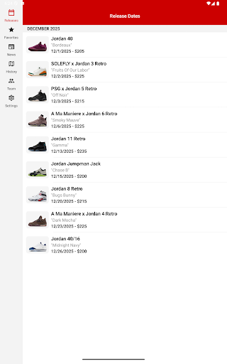 J23 - Jordan Release Dates screenshot 6