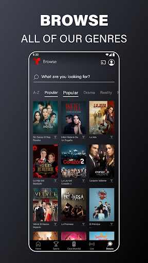 Telemundo: Series y TV en vivo screenshot 3