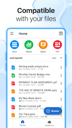 MobiOffice: Word, Sheets, PDF screenshot 16