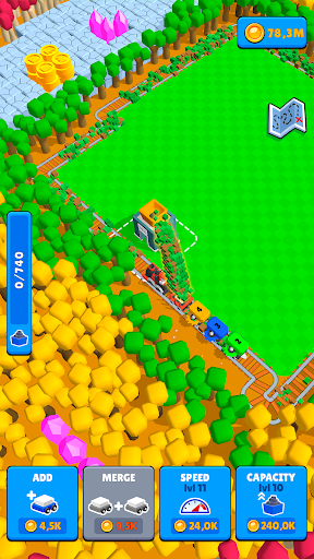 Train Miner: Idle Railway Game screenshot 9