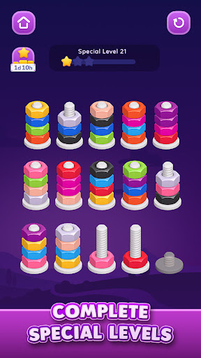Nut Sort: Color Sorting Game screenshot 4