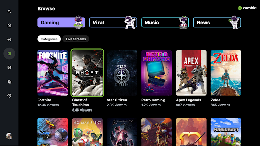 Rumble: Stream & Watch Videos screenshot 1