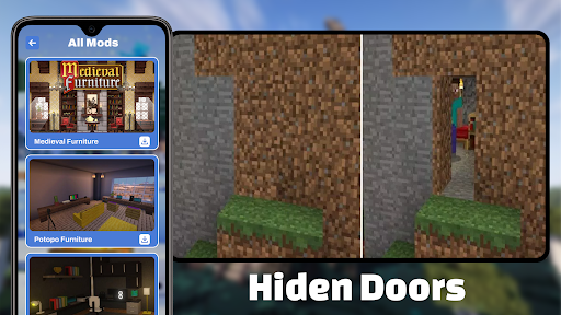 Camouflage Doors Mod for MCPE screenshot 4